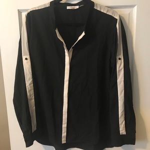 Calvin Klein button down blouse